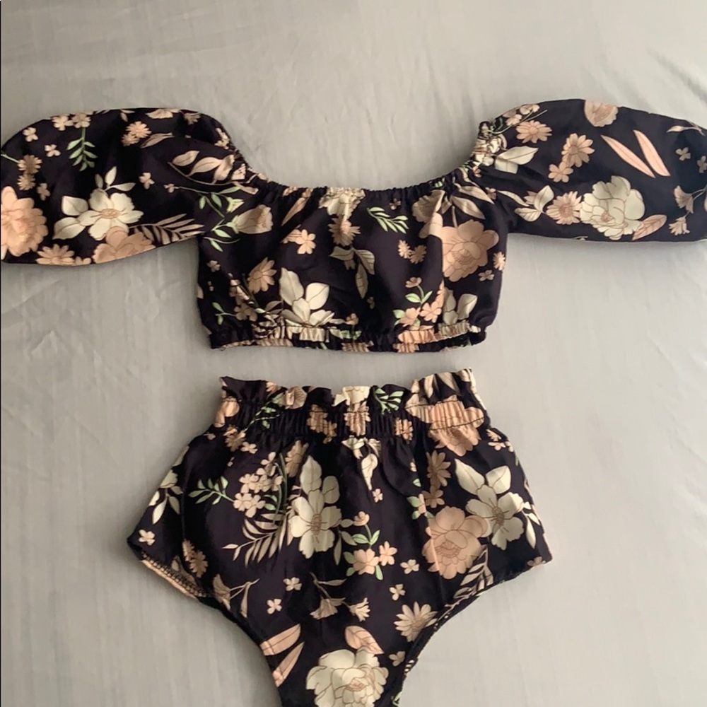 Two piece romper